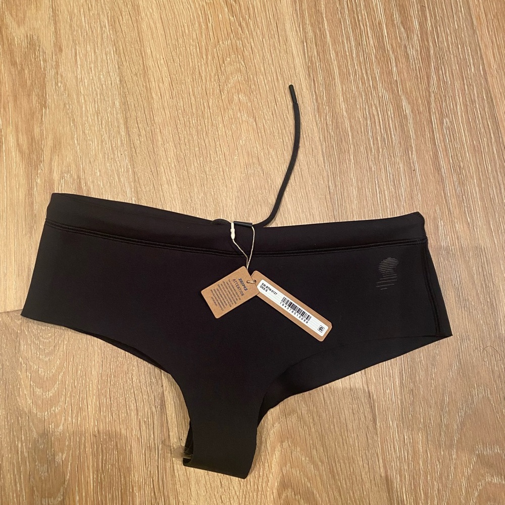 NWT Skims Scuba Black Bikini Bottoms (S)